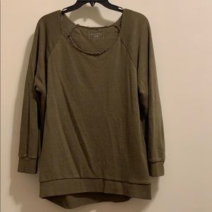 Nollie Olive Green Slouchy Sweatshirt